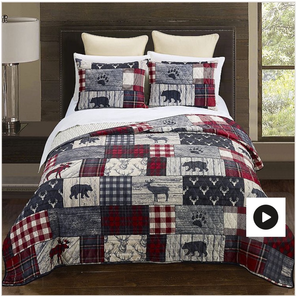 New Donna Sharp Timber Quilt Set